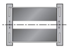 Image de Paire de calibre de réglage LEMAN 993.5.100.10 Al:35 Ø100