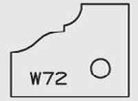 Picture of Plaquette carbure Elbé W72 L:25 l:20 Ep:2