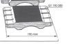 Image de Garniture de protection - 0,80 mm x 190 mm GT190080 pour guide de toupie GTS